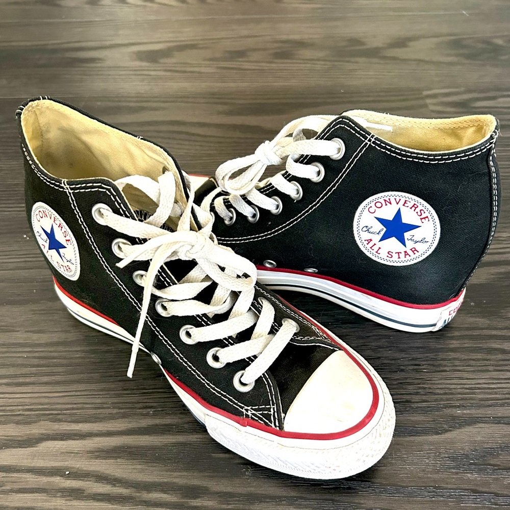 RARE Converse All Star Chuck Taylor Lux Hidden Wedge